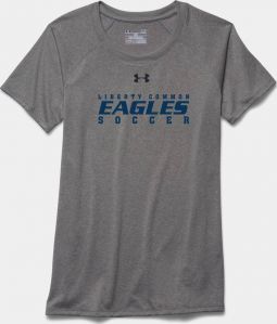 Women's Under Armour Locker Shirt, True Heather Grey